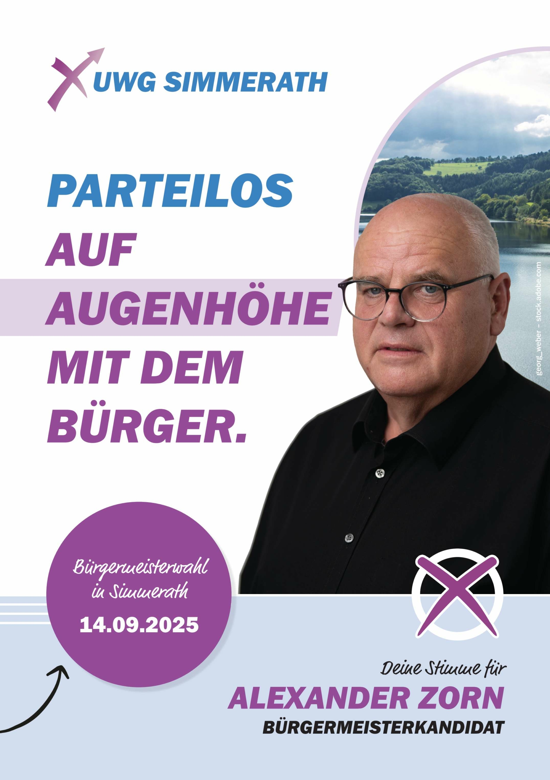 UWG Simmerath Bürgermeisterkandidat Alexander Zorn